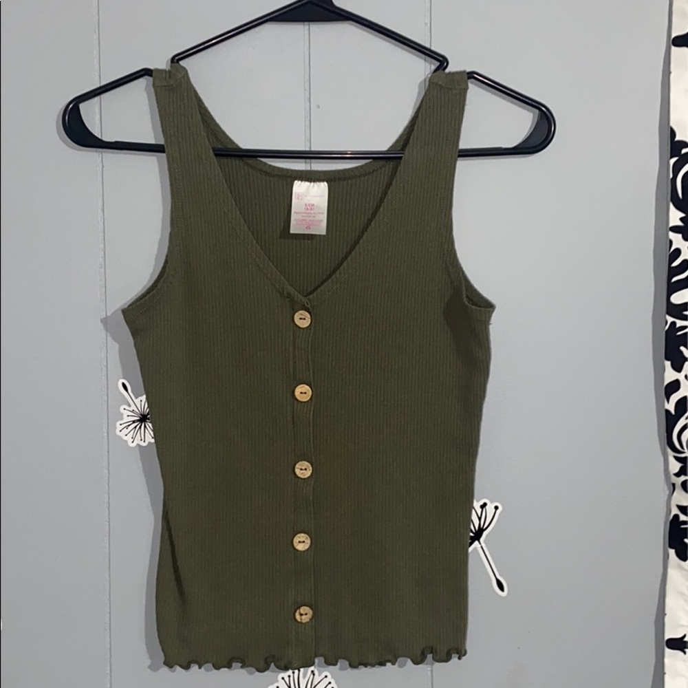 Olive green tank